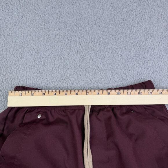 mnml Oversized Wide Leg Maroon Cargo Pants Mens Small 28x30 Gorpcore Streetwear - Picture 3 of 12